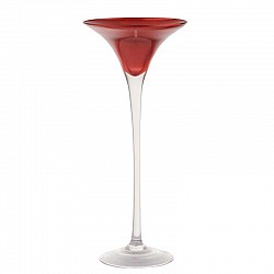 ROSSO VASO MARTINI D 17 H 50 GELSO